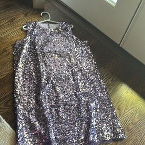 Sparkling Sequin Sleeveless Dress
